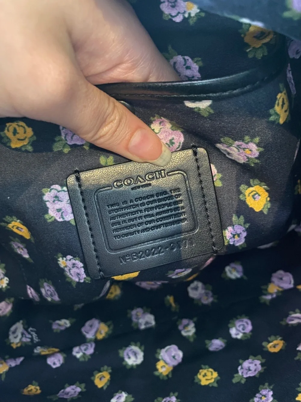 Coach nylon cargo hobo purse